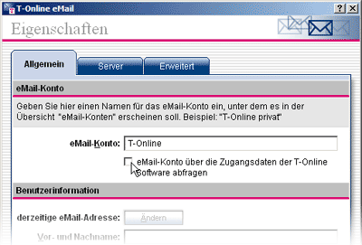 T-Online E-Mail-Programm einrichten