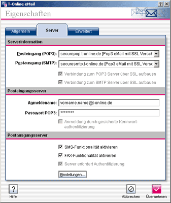 T-Online E-Mail-Programm einrichten